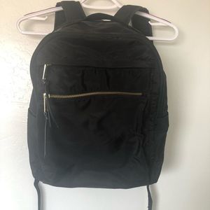 Black with gold accents backpack